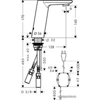 Смеситель Hansgrohe Metris S 31102000