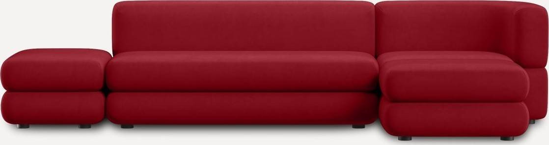 

Модульный диван Divan Brera-6 Velour Cherry 242275