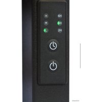 Полотенцесушитель Granula Квадро Вертикаль 21х120 (терморегулятор с таймером, черный)