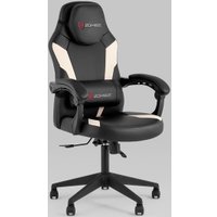 Игровое (геймерское) кресло Stool Group Zombie Avenger WH (экокожа, черный/белый)