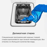 Стиральная машина с вертикальной загрузкой MAUNFELD MFWM127ISSL