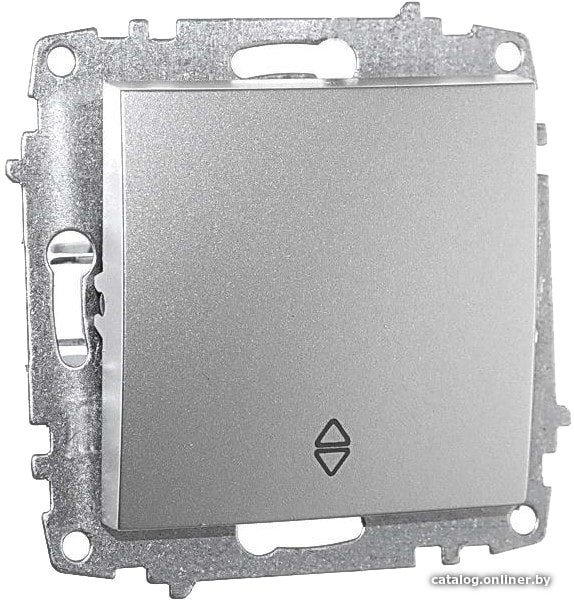 Выключатель проходной Elbi Zena-Vega 609-011000-209 (серебристый)