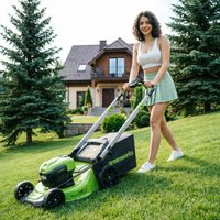 Газонокосилка Greenworks GD40LM48SP 2517407 (без АКБ)