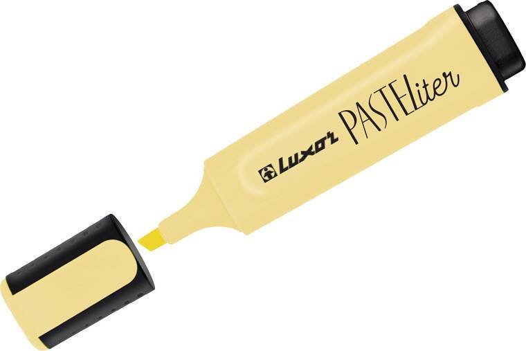 

Текстовыделитель Luxor Pasteliter 4021P (пастельный желтый)