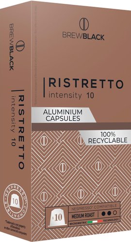 BrewBlack Ristretto Aluminium 10 шт