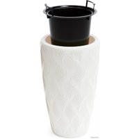 Кашпо Альтернатива Флэйм М8885 (61 л, белый)