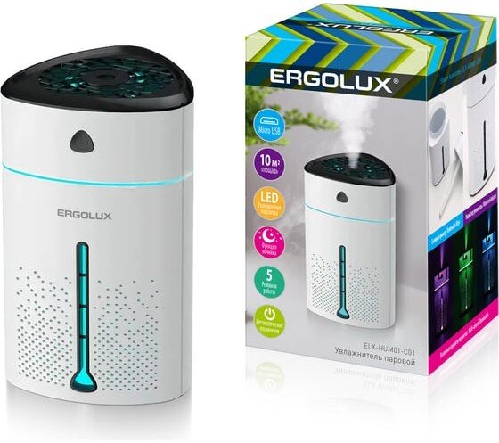 Увлажнитель воздуха Ergolux ELX-HUM01-C01