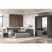 Кровать Mio Tesoro Империал 160x200 (№4/велюр серый) в Борисове