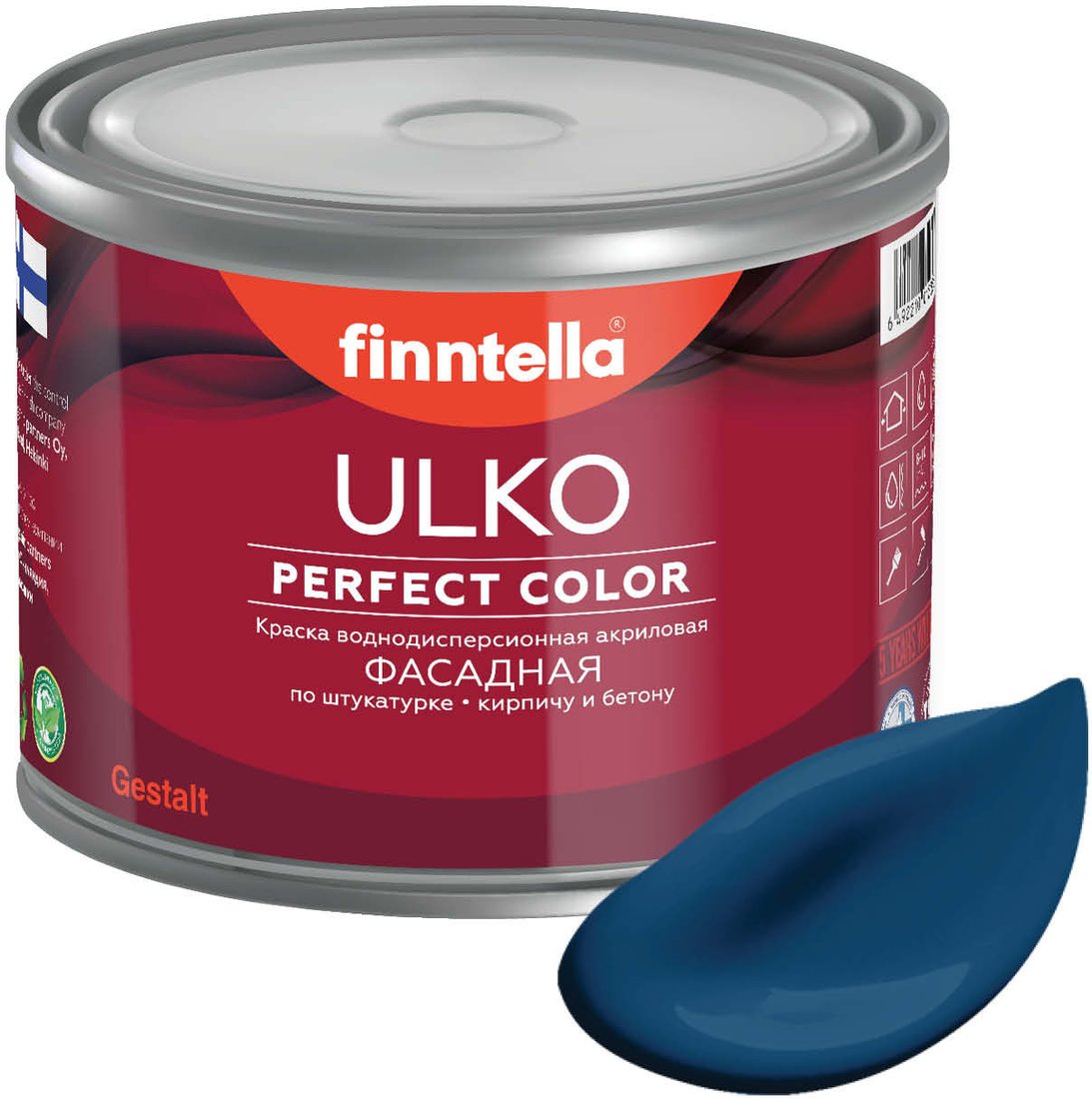 

Краска Finntella Ulko Sininen Kuu F-05-1-3-FL003 2.7 л (лазурный)