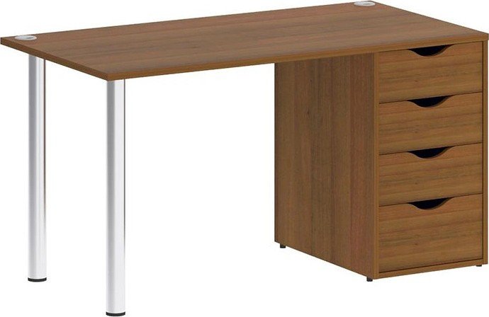 

Стол Riva Home Office VR.SP-3-138.4 Silver (орех гарда)