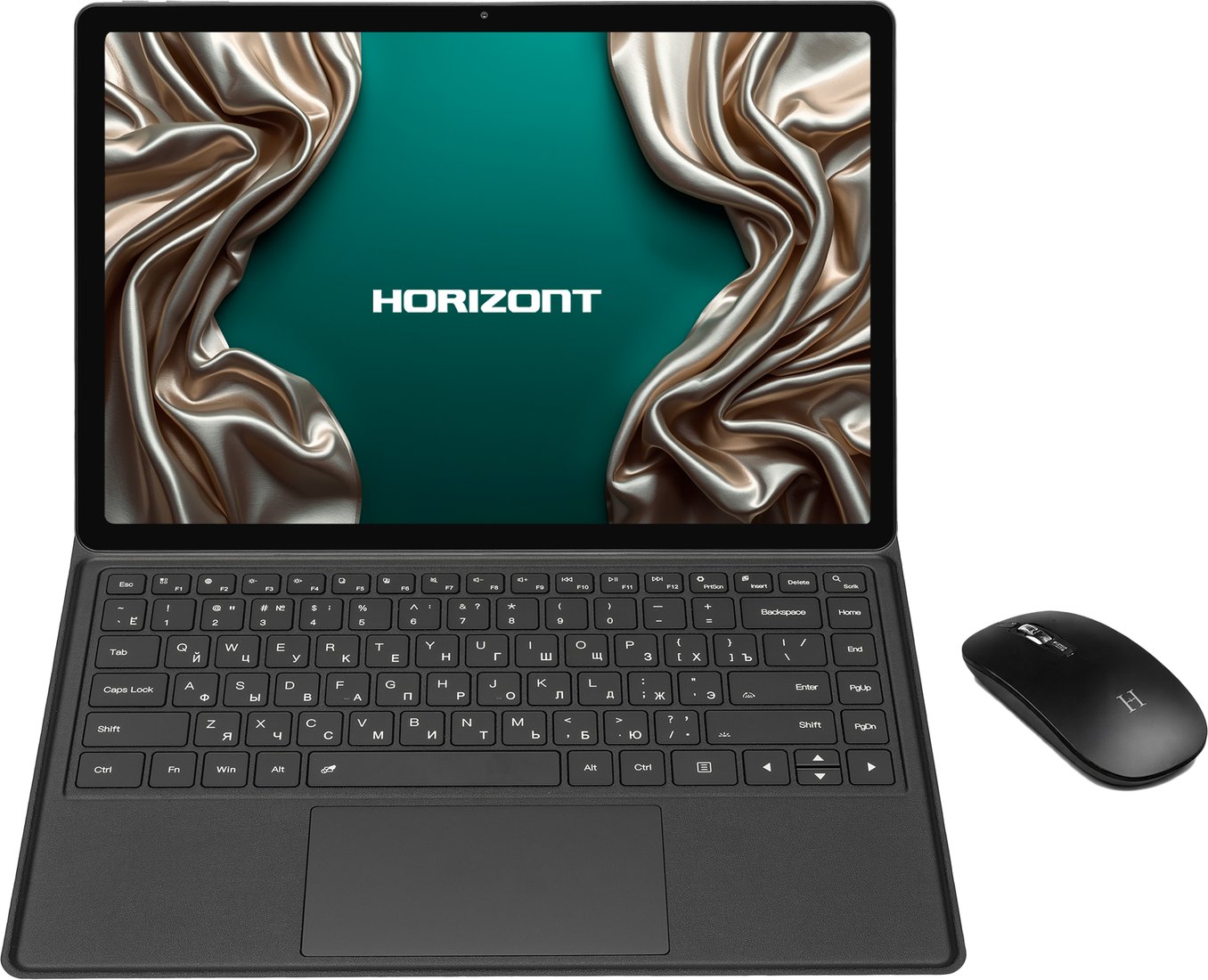 

Планшет Horizont H-Tab Office 12GB/512GB (с чехлом и клавиатурой, серый)