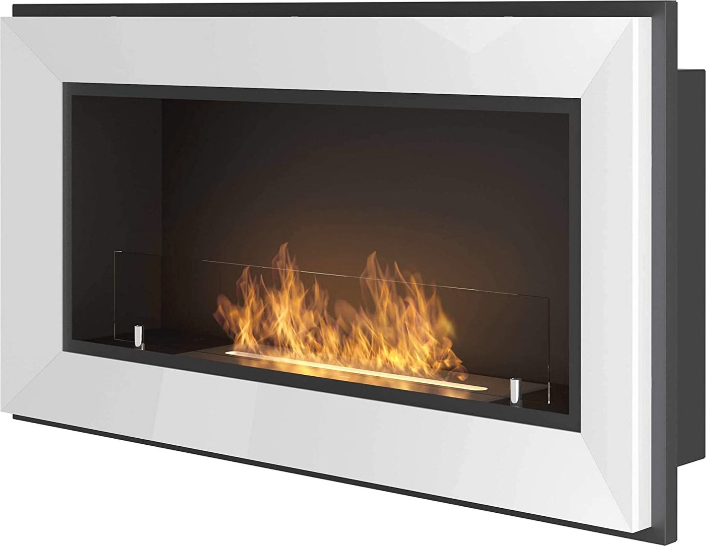 

Биокамин SimpleFire Frame 900 (белый, со стеклом)