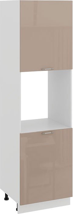 

Шкаф напольный Трия Весна 1П6 (белый/кофе с молоком)