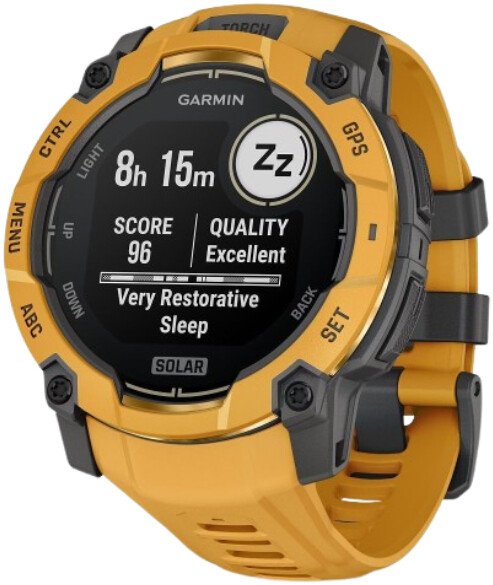 

Умные часы Garmin Instinct 3 Solar 50 мм (желтый/черный)