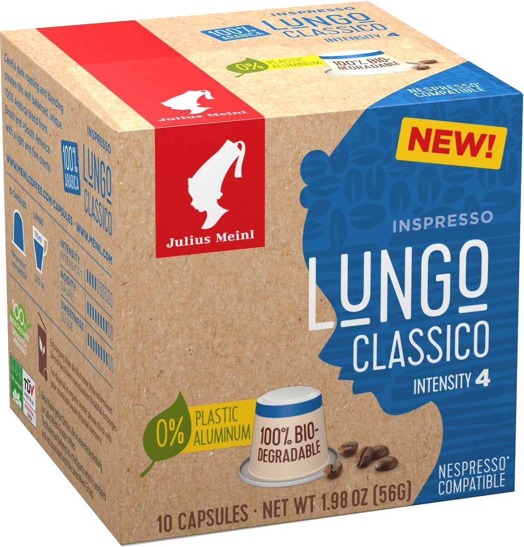 

Кофе в капсулах Julius Meinl Biodegradable Lungo Classico 10 шт