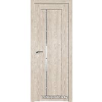 Межкомнатная дверь ProfilDoors 2.70XN L 50x190 (каштан светлый, стекло дождь белый)