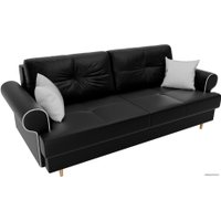 Диван Лига диванов Сплин 101692 (экокожа, черный)