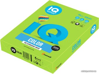 Офисная бумага IQ Color LG46 A4 (зеленая липа, 80 г/м2, 500 л)