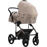 Универсальная коляска BEBETTO Magnum Light SE (2 в 1, 08 светло-бежевый/бежевая рама)