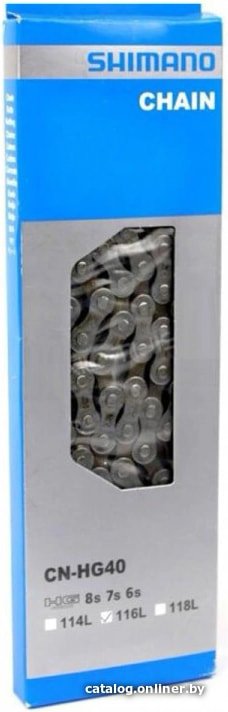 Цепь велосипедная Shimano CN-HG40 114 звеньев ECNHG40114I