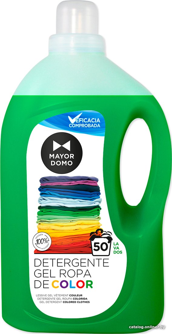 Гель для стирки Mayordomo для стирки цветного белья Gel Detergent Colored Clothes 3 л