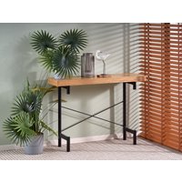 Консольный стол Halmar Inferno раздвижная (дуб натуральный/черный)