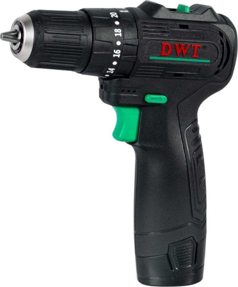 

Ударная дрель-шуруповерт DWT ASBP-12DN-2 (с 2-мя АКБ, кейс)