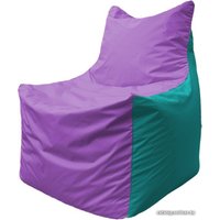 Кресло-мешок Flagman Фокс Ф2.1-112 (сиреневый/бирюзовый)