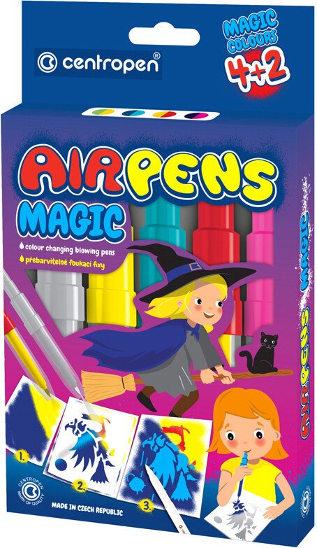 

Фломастеры Centropen AirPens Magic 6 1549 0604 (4 шт)