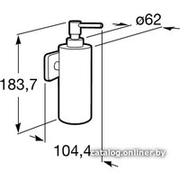 Дозатор для жидкого мыла Roca Victoria A816677001