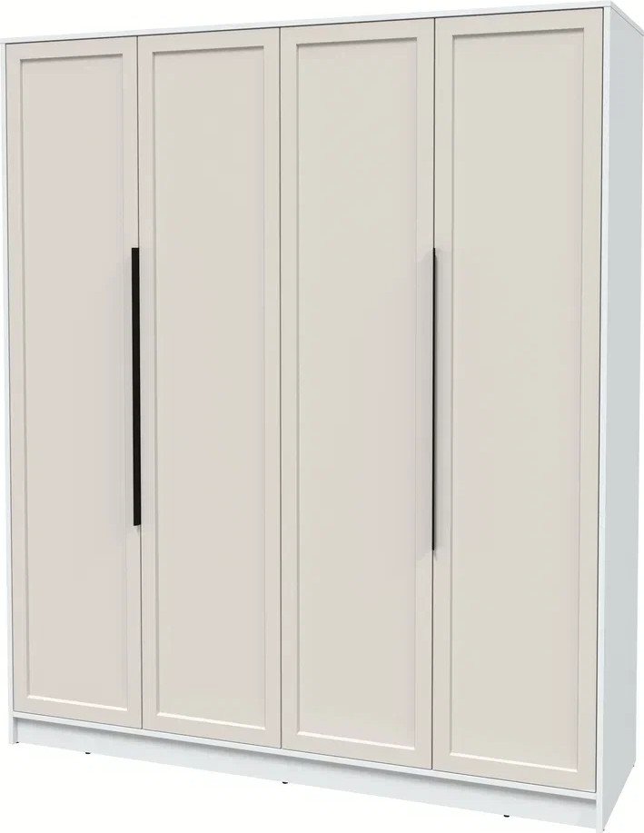 

Шкаф распашной Интерлиния Концепт Тренд КТ-Ш4 (белый платинум/кашемир)