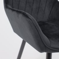Стул AksHome Pablo (черный велюр HLR-66/черный)