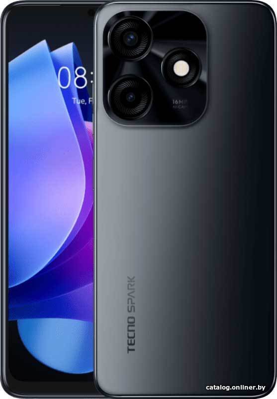 Телефон Tecno Spark 10C 4GB/128GB (черный)