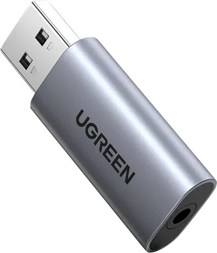 

Адаптер Ugreen CM383 80864 3.5 мм - USB Type-A