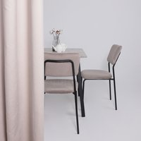 Кухонный стол Мамадома Tirk radial-94 раздвижной 94-126х64 (серый сланец/черный)