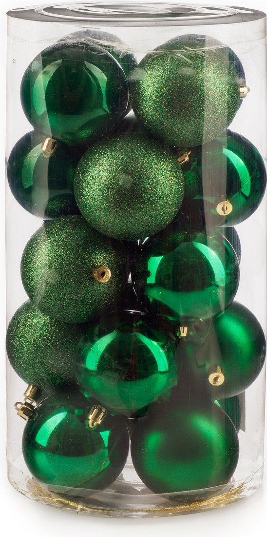 

Елочная игрушка Ausini VT25-04007-6 (темно-зеленый, 20 шт)