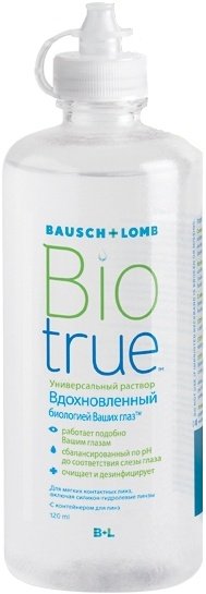 

Раствор для линз Bausch & Lomb BioTrue 120