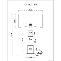 Настольная лампа Arte Lamp Ramada A3588LT-1PB