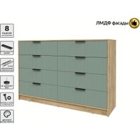 Комод Интерлиния Концепт Лайн КТ-К157 (дуб золотой/мята)