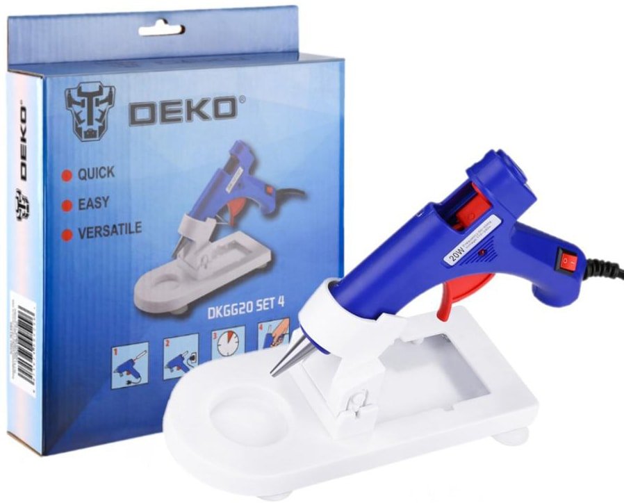 

Термоклеевой пистолет Deko DKGG20 Set 4