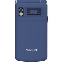 Кнопочный телефон Maxvi E11 (темно-синий)