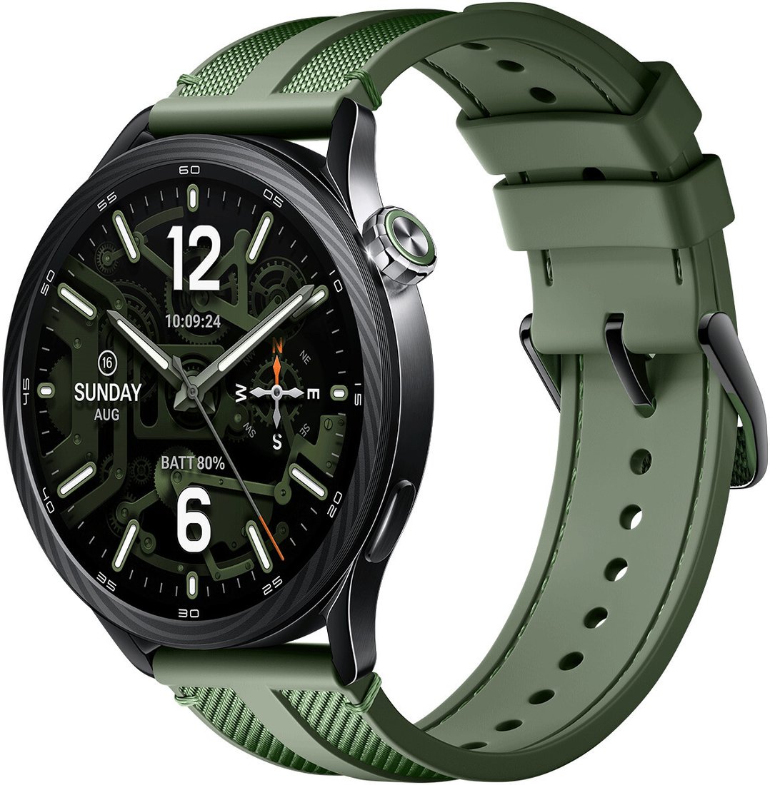 Умные часы Xiaomi Watch S5 46 мм (зеленый джунгли, международная версия)