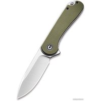 Складной нож Civivi Elementum D2 Steel Satin Finished Handle G10 C907E (зеленый)