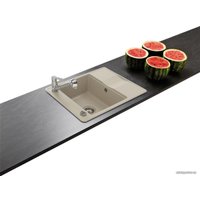 Кухонная мойка Aquasanita Bella SQB102AW (black metallic 601)