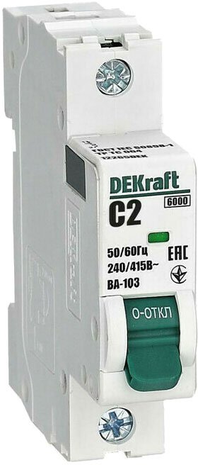 

Выключатель автоматический DEKraft 12265DEK