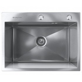 Кухонная мойка Ulgran Steel 60x45 (брашированная сталь)