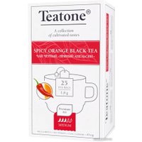 Черный чай Teatone Spicy Orange Black Tea - Пряный Апельсин 25 шт