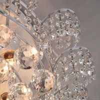 Припотолочная люстра Евросвет Charm 16017/9 (бело-серебристый)