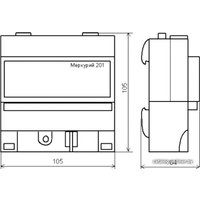 Счетчик электроэнергии Инкотекс Меркурий 201.2