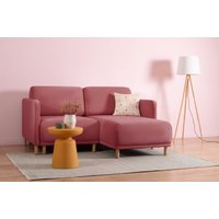 Угловой диван Divan Нордика мини Velvet Coral 264427 (розовый)